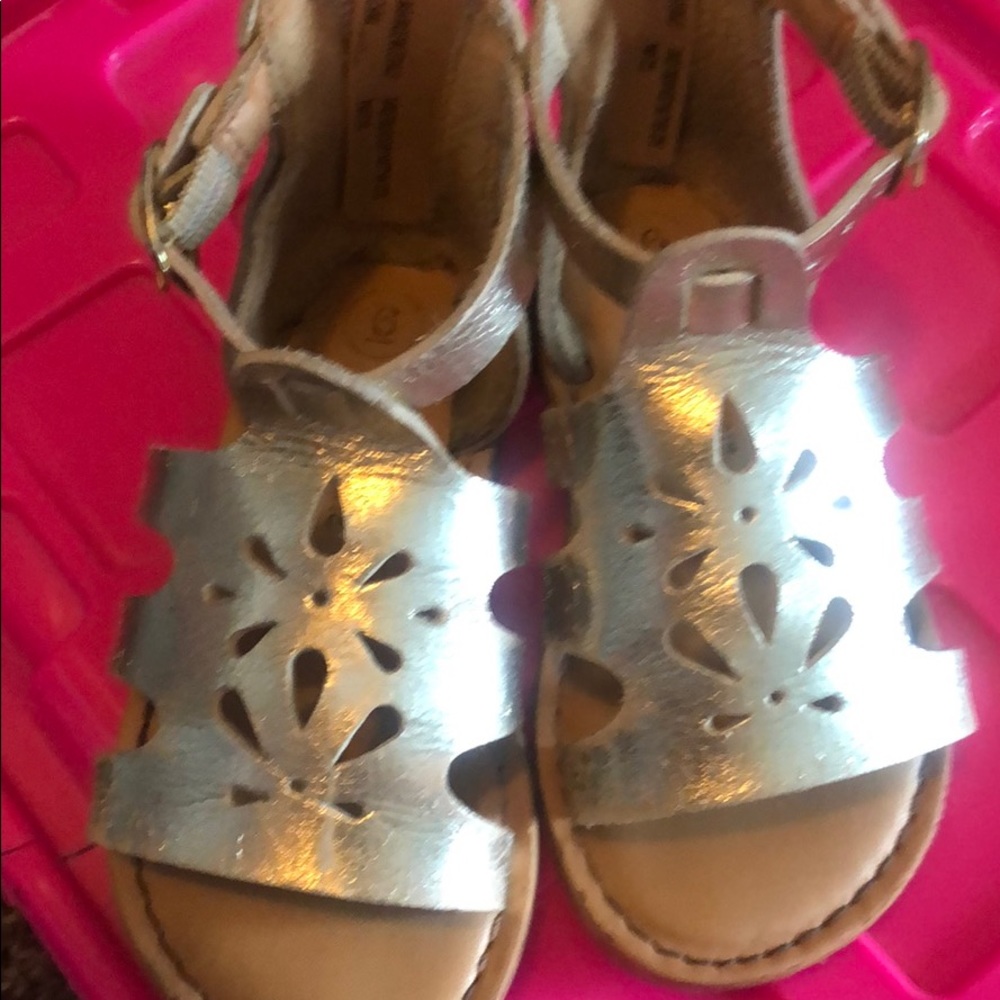 Gold sandals